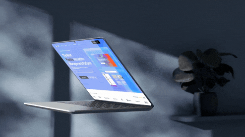 Mockup site web Yumana.io animé